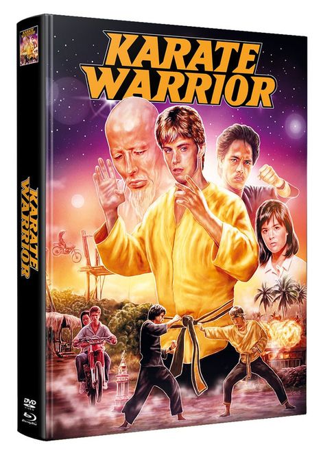 Karate Warrior (Blu-ray &amp; DVD im wattierten Mediabook), 1 Blu-ray Disc und 1 DVD