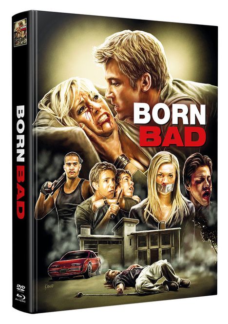 Born Bad (Blu-ray im wattierten Mediabook), 1 Blu-ray Disc und 1 DVD