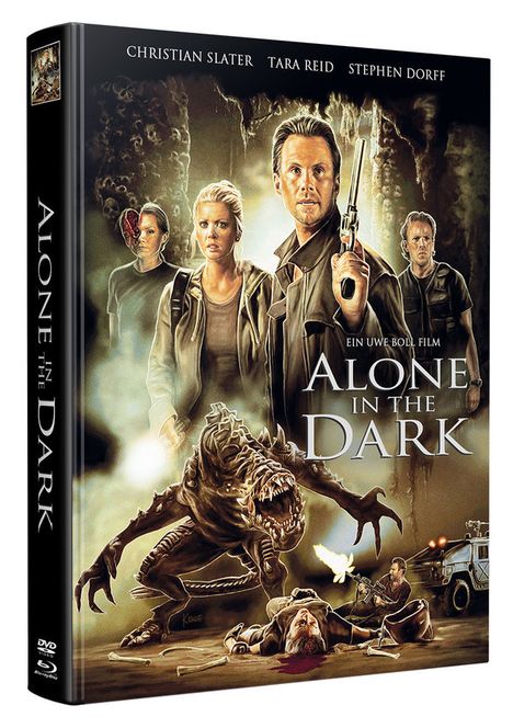 Alone in the Dark (Blu-ray im wattierten Mediabook), 1 Blu-ray Disc und 1 DVD