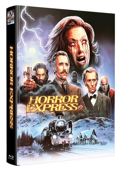Horror Express (Blu-ray im wattierten Mediabook), 3 Blu-ray Discs