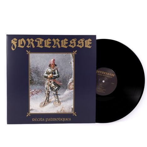 „Forteresse, Récits Patriotiques“ steht auf dem Cover einer Schallplatte. Das Cover zeigt eine winterliche Schneeszene.