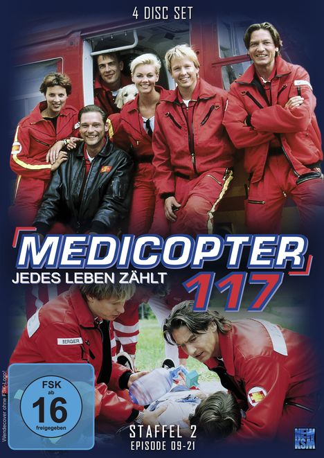 Medicopter 117 Staffel 2, 4 DVDs