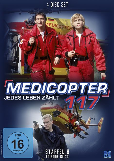 Medicopter 117 Staffel 6, 4 DVDs
