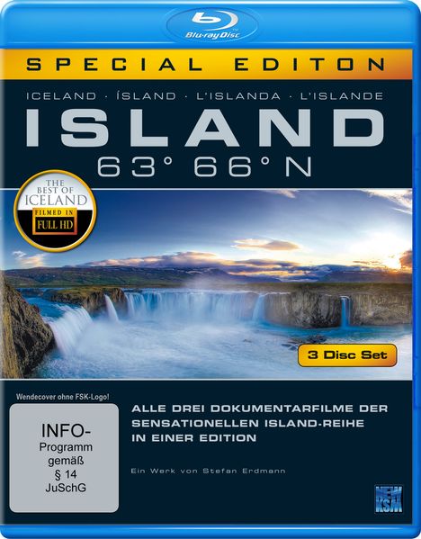 Island 63° 66° N (Special Edition) (Blu-ray), Blu-ray Disc