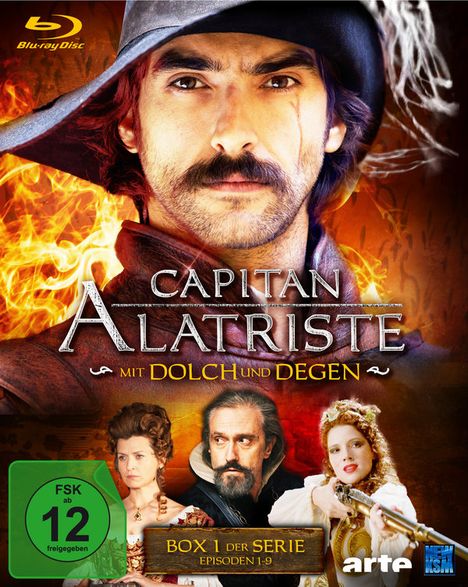 Capitan Alatriste: Mit Dolch und Degen Box 1 (Blu-ray), 3 Blu-ray Discs