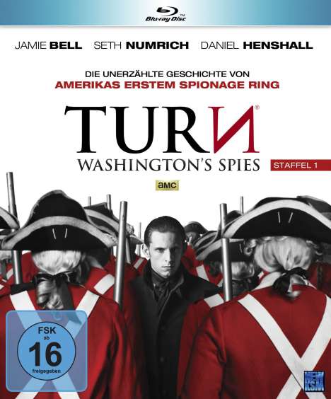 Turn - Washington's Spies Staffel 1 (Blu-ray), 4 Blu-ray Discs