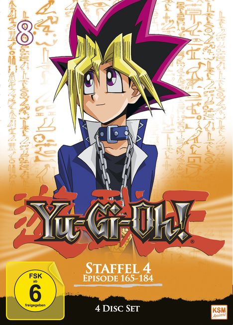 Yu-Gi-Oh! Staffel 4 (Episoden 165-184), 4 DVDs