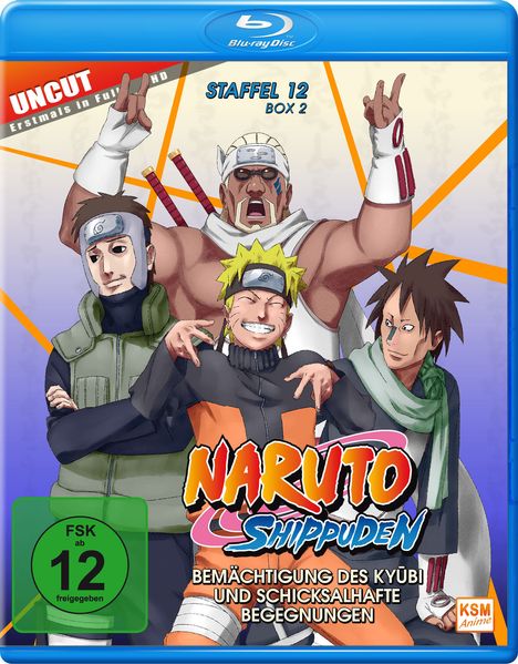 Naruto Shippuden Staffel 12 Box 2 (Blu-ray), 2 Blu-ray Discs