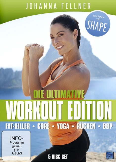 Die ultimative Workout Edition, 5 DVDs