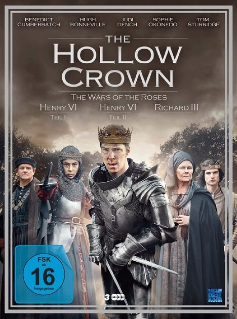 The Hollow Crown Season 2: The Wars of the Roses, 3 DVDs