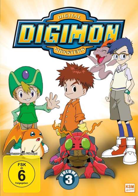Digimon Vol. 3, 3 DVDs