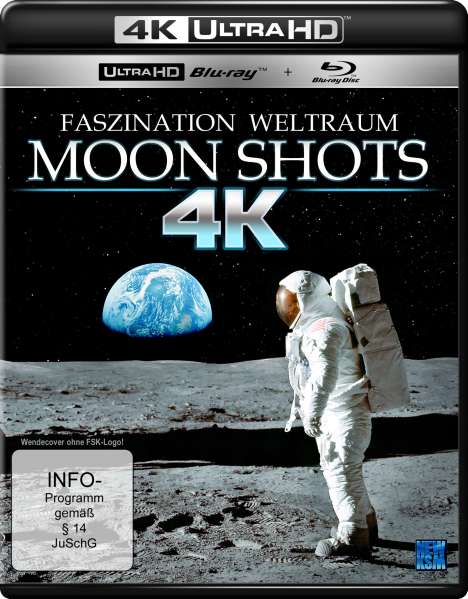 Moon Shots - Faszination Weltraum (Ultra HD Blu-ray &amp; Blu-ray), 1 Ultra HD Blu-ray und 1 Blu-ray Disc