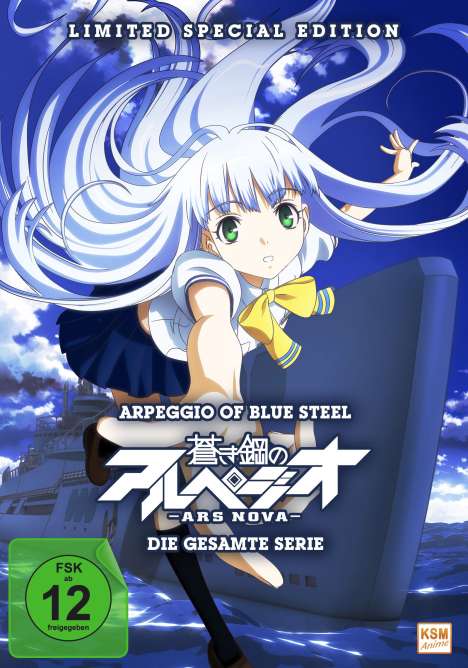 Arpeggio of Blue Steel - Ars Nova (Komplette Serie) (Limited Special Edition), 3 DVDs