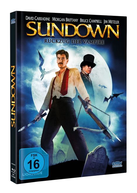 Sundown - Der Rückzug der Vampire (Blu-ray &amp; DVD im Mediabook), 1 Blu-ray Disc und 1 DVD