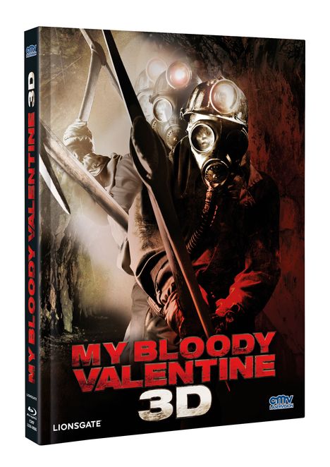 My Bloody Valentine (3D Blu-ray &amp; DVD im Mediabook), 1 Blu-ray Disc und 1 DVD