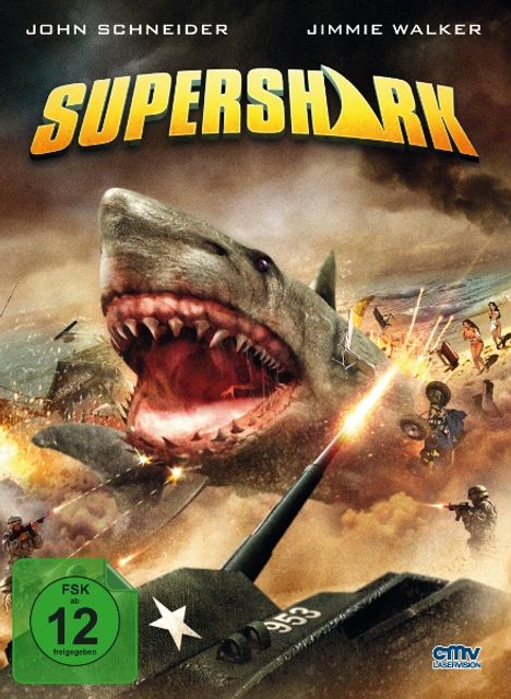 Supershark (Blu-ray & DVD im Mediabook), 1 Blu-ray Disc und 1 DVD