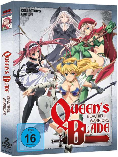 Queen's Blade - Beautiful Warriors (OmU), 2 DVDs