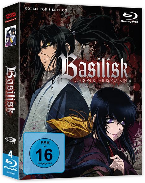 Basilisk (Gesamtausgabe) (Blu-ray), 4 Blu-ray Discs