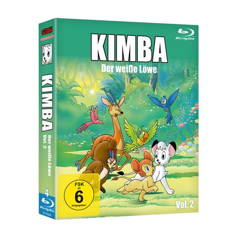 Kimba - Der weiße Löwe Vol. 2 (Blu-ray), 3 Blu-ray Discs