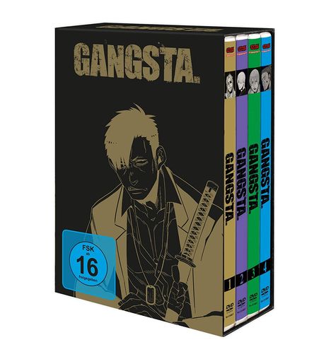 Gangsta (Gesamtausgabe), 4 DVDs