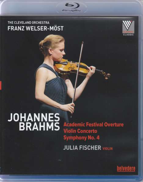 Johannes Brahms (1833-1897): Violinkonzert op.77, Blu-ray Disc
