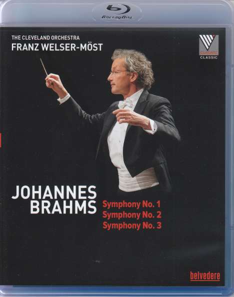 Johannes Brahms (1833-1897): Symphonien Nr.1-3, DVD