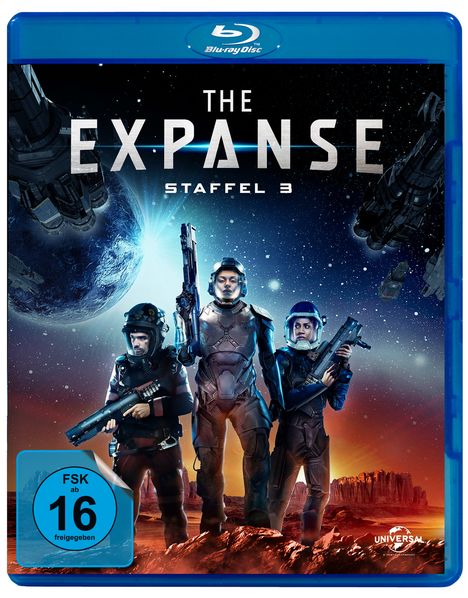 The Expanse Staffel 3 (Blu-ray), 3 Blu-ray Discs