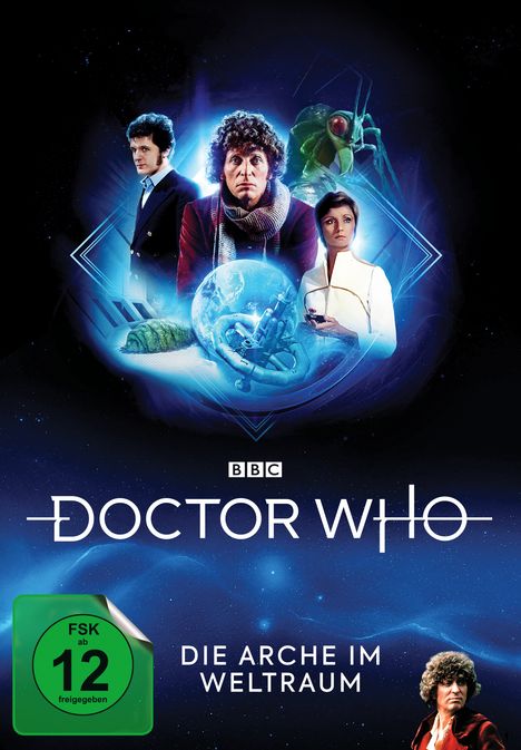 Doctor Who - Vierter Doktor: Die Arche im Weltraum (Blu-ray &amp; DVD im Mediabook), 1 Blu-ray Disc und 2 DVDs