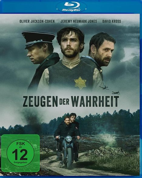 Titel: "Zeugen der Wahrheit". Darunter zwei Männer, die auf einem Motorrad durch eine karge Landschaft fahren.