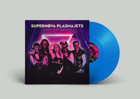 Supernova Plasmajets: Now Or Never (Limited Edition) (Transparent Blue Vinyl) (+ Baumwolltasche &amp; handsignierter Autogrammkarte, exklusiv für jpc!), LP