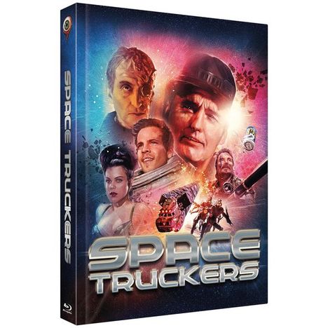 Space Truckers (25th Anniversary Edition) (Blu-ray &amp; DVD im Mediabook), 1 Blu-ray Disc und 1 DVD