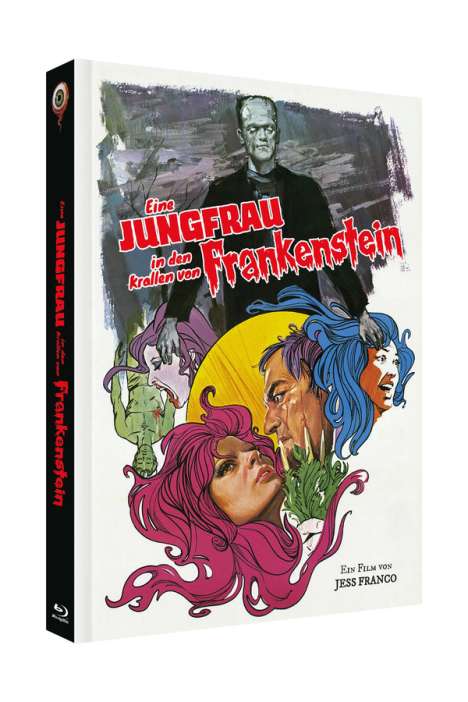 Eine Jungfrau in den Krallen von Frankenstein (Blu-ray &amp; DVD im Mediabook), 1 Blu-ray Disc und 1 DVD