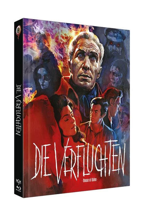 Die Verfluchten - Der Untergang des Hauses Ushers (Blu-ray &amp; DVD im Mediabook), 1 Blu-ray Disc und 1 DVD