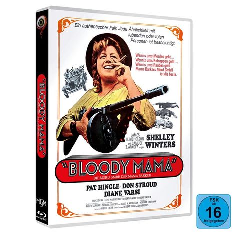 Bloody Mama (Blu-ray &amp; DVD), 1 Blu-ray Disc und 1 DVD