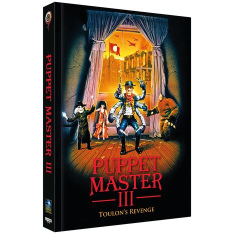 Puppet Master 3 - Toulon's Rache (Ultra HD Blu-ray &amp; Blu-ray im Mediabook), 1 Ultra HD Blu-ray und 1 Blu-ray Disc