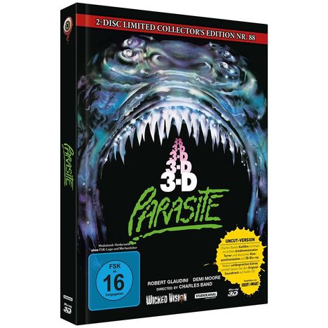 Parasite - Killer Parasit (3D Blu-ray &amp; CD im Mediabook), Blu-ray Disc