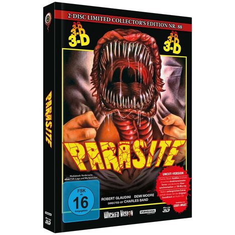 Parasite - Killer Parasit (3D Blu-ray &amp; CD im Mediabook), Blu-ray Disc