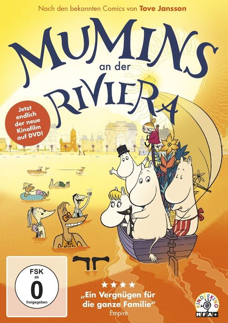 Die Mumins an der Riviera, DVD