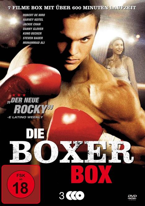 Die Boxer Box (7 Filme auf 3 DVDs), 3 DVDs