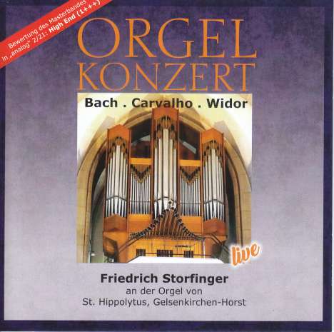 Friedrich Storfinger - Orgelkonzert live, CD