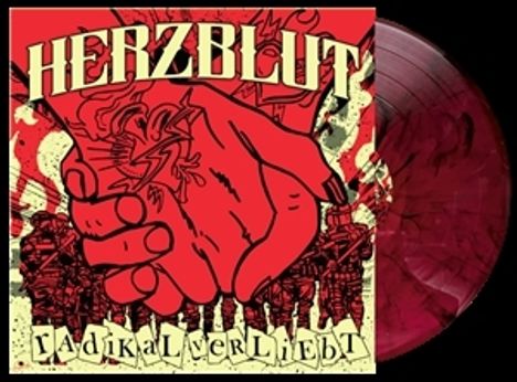 Herzblut: Radikal Verliebt (Red/Marble Vinyl), LP