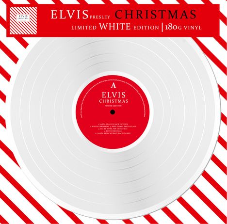 Elvis Presley (1935-1977): Christmas (The Christmas Album) (180g) (Limited Edition) (White Vinyl), LP