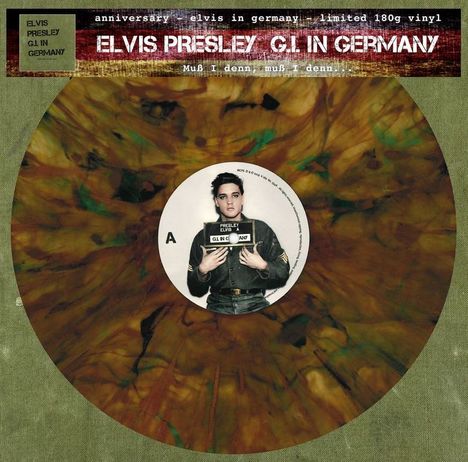 Elvis Presley (1935-1977): G.I. In Germany (180g) (Limited Edition) (Camouflage Marbled Vinyl), LP