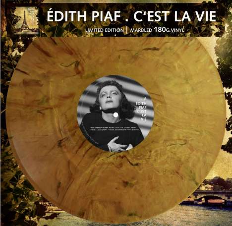 Edith Piaf (1915-1963): C'est La Vie (180g) (Limited Edition) (Gold Marbled Vinyl), LP