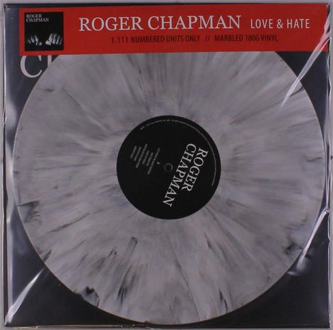 Roger Chapman: Love &amp; Hate (180g) (Limited Numbered Edition) (Grey Marbled Vinyl), LP