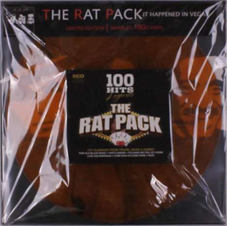 Rat Pack (Sinatra/Martin/Davis Jr.): It Happened In Vegas (Orange Transparent Vinyl), 1 LP und 5 CDs