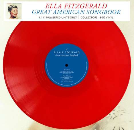 Ella Fitzgerald (1917-1996): Great American Songbook (180g) (Limited Numbered Edition) (Red Vinyl), LP