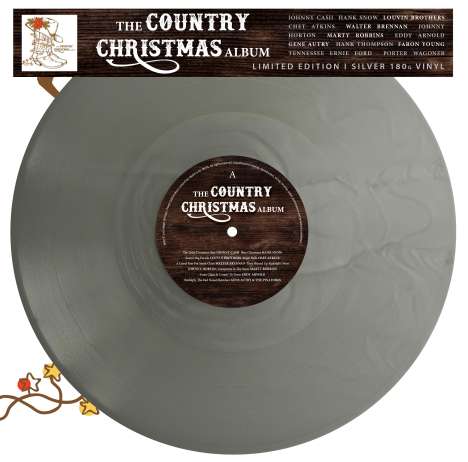 The Country Christmas Album (180g) (Limited Numbered Edition) (Silver Vinyl), LP