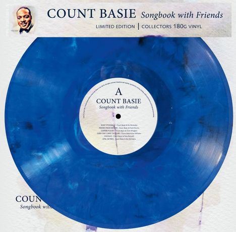 Count Basie (1904-1984): Songbook With Friends (180g) (Limited Numbered Edition) (Blue Marbled Vinyl), LP