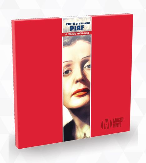 Edith Piaf (1915-1963): The Magic Vinyl Box (180g) (Limited Edition) (Colored Vinyl), 3 LPs